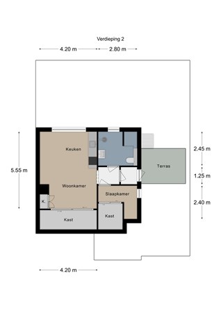 Floorplan - Clara Feystraat 11, 6267 EZ Cadier en Keer